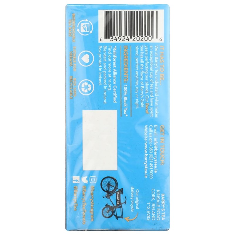 Barry's Tea Decaf Tea, 40 Count