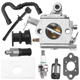 Anxingo MS170 Carburetor Replacement for Stihl MS170 MS180 017 018 MS170C MS180C Chainsaw, Replaces Zama C1Q-S57, C1Q-S57A, C1Q-S57B, 1130-120-0603