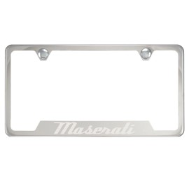 MVP Chrome License Plate Frame for Maserati