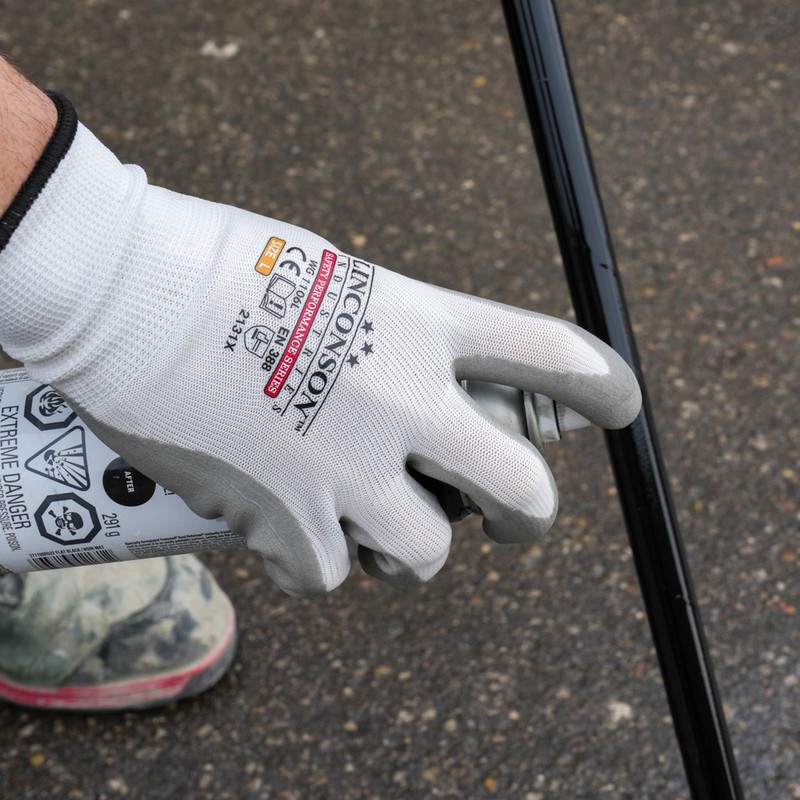 LINCONSON 12 Pack Safety Performance Series Construction Mechanics Work Gloves