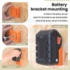8-Pack Battery Wall Mount Holder & Drill Tool Mount -