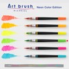 Pentel XGFLP-304 Color Brush Pen Art Blush Fluorescent Green
