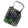 Dots on Black - Dotted Polka Dot Design #605 Tote