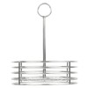 G.E.T. 4-81850 Stainless Steel Round Stainless Steel Condiment Caddy Stainless