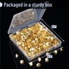 Mr. Pen- Thumb Tacks, 500 Pack, Gold, Flat Push Pins,
