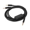 Replacement Headphone Cable 3.5mm Volume Control Sound Cable Compatible for