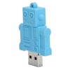 Cartoon U Disk Blue Robot Appearance High Speed Bulk Storage