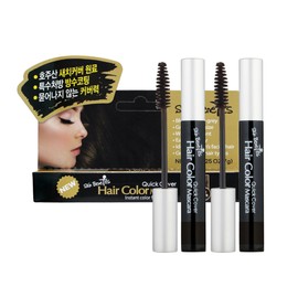 (2 pieces) Skin Benefit Quick Cover Hair Mascara Gray Cover - Natural Black / (2개) 스킨베네핏 퀵커버 헤어 마스카라 새치커버 - 자연흑색