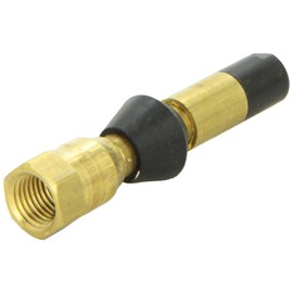 Milton 691 1/4" FNPT Straight Head Air Chuck - 1 Piece Gold