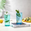 KX-WARE 14-ounce and 20-ounce Acrylic Glasses Plastic Tumbler, set of
