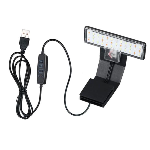 Aquarium LED Lighting, with On/Off Dimming Function, Ultra Thin Clip-on