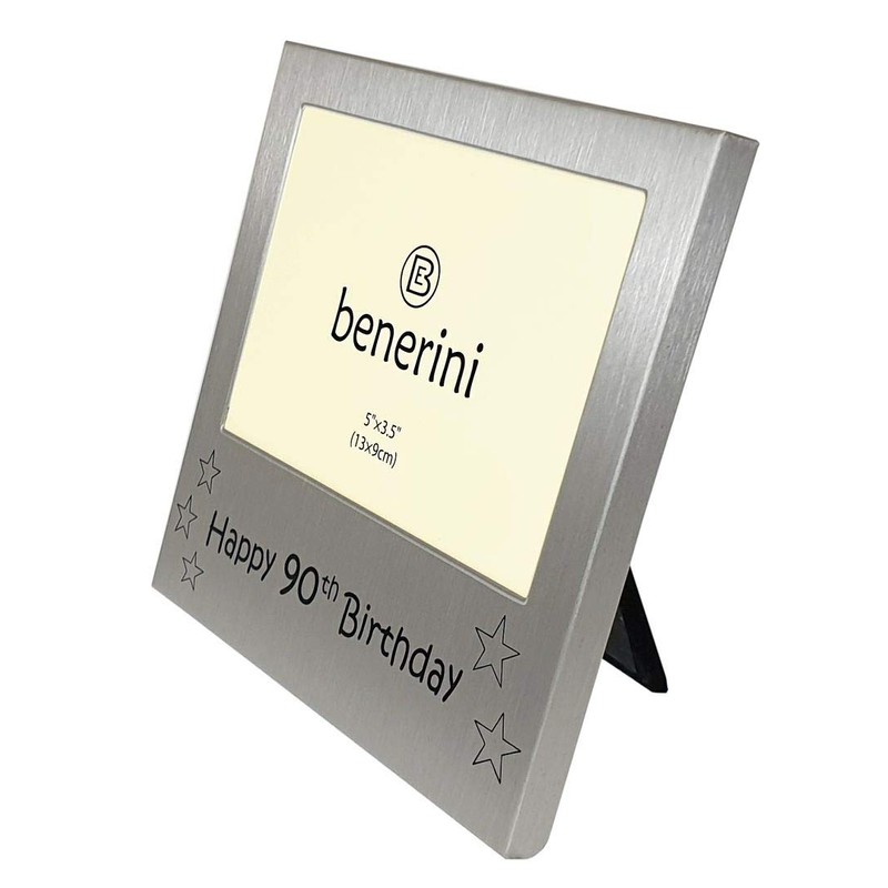 Happy 90th Birthday Photo Picture Frame - 5 x 3.5