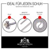 Mount Swiss© Luxury Waxed Round Shoelaces for Business Suits and