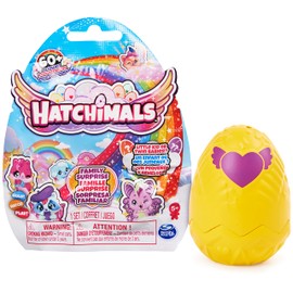 Hatchimals Family Surprise Single Pack with 1 Little Kid CollEGGtibles Collectible Figure or 2 Babies, Surprise Toy for Girls from 5 Years