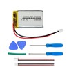 GIMHELPER (5-Pack) 3.7V 1500mAh Lithium Rechargeable Battery Lipo Battery 3.7v