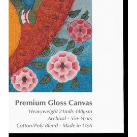 First Choice Way to India - TWA (Trans World Airlines) - Vintage Airline Travel Poster by Frank Soltesz c.1950s - Fine Art Rolled Canvas Print 20in x 26in