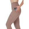 Yogalicious High Waist Squat Proof Yoga Capri Leggings with Pockets