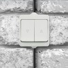 Surface-Mounted Blind Switch IP54 All-in-One Series G1 Pure White