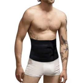 Faja Cinturilla Post Operatoria Unisex Corta Mod 136 Negro 2xg