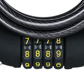 Oxford: Combi8 Resetable Combi Lock 8mm x 1800mm - 8mm x 1.8m