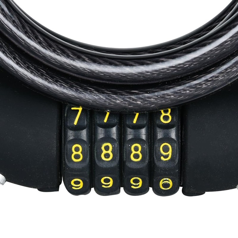Oxford: Combi8 Resetable Combi Lock 8mm x 1800mm - 8mm