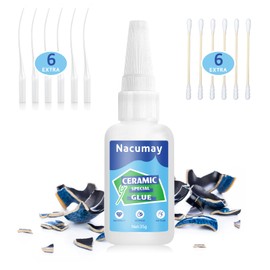 Ceramic Glue - Ceramic Glue for Pottery, Ceramic Glue Repair Instant Super Glue for Pottery, Porcelain, Glass, Plastic, Metal, Rubber and DIY Craft