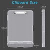 Rimilak Plastic Clipboard with Storage, 8.5 x 11 High Capacity