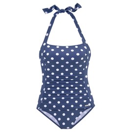 Lascana Women's Swimming Costume, navy