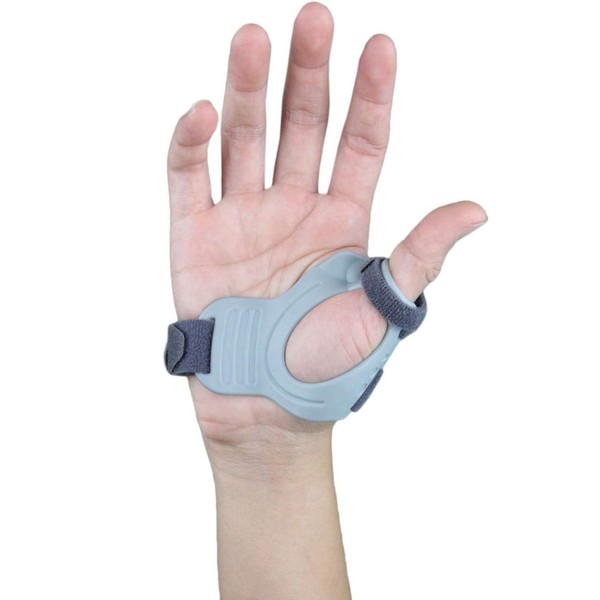 CMC Joint Thumb Arthritis Brace - Restriction Stabilizing Splint for Osteoarthritis and Other Thumb Pain Relief - Medium - Left Hand