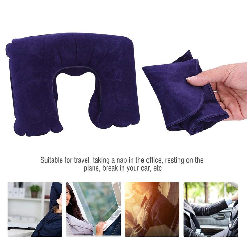 Elprico U-shaped pillow, leak-proof, soft and comfortable, exquisite portable neck