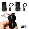 LAMPVPATH 3 Pcs 4 x 1.5V (6V) AA Battery Holder