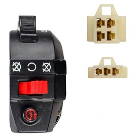 KDSG Kazuma Kill Switch Headlight Start 7 Wire LH Left Handlebar Mount Starter Control Switch for Kazuma 50cc 90cc Falcon Mini Meerkat ATV Mini Quad