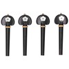 4Pcs Cello Pegs String Tuning Hand Carved Ebony Wood Musical