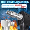 Boltigen Pressure Washer Swivel, 3/8 NPT Thread Pressure Washer Stainless