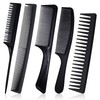 5 Pieces Hair Comb Set, Big Teeth Comb Fine Comb