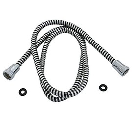 Kingston Brass KXHO2101 Shower Hose, Black/Silver