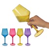 Lily's Home Acrylic Wine Glasses with Stems. Set of 4