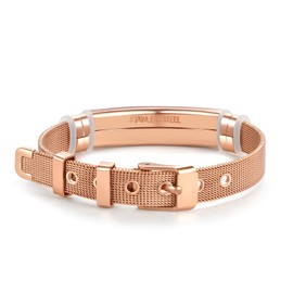 NARTGO Red Medical Alert Eliquis Bracelet for Women Men's Emergency First Aid Health Alert Rose Gold Adjustable Wristband Bracelets