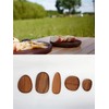 S'more Woodi Plate Wooden Tableware Plate, Size L, 10.2 x