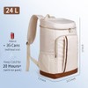 Cooler Backpack Insulated Waterproof 35 Cans, Soft Side Beach Cooler