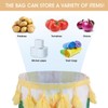 AOOTUERL Sunflower Plastic Bag Holder for Kitchen, carrier bag storage,