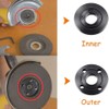 3 Pairs Angle Grinder Flange for M14 Thread Replacement Angle