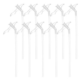 Mabor 10Pcs Spray Foam Nozzle, Fine Expansion Foams Nozzles, Sprays Foams Replacement Tube, Nozzle Tips, Caulking Suitable for DIY Spray Painting