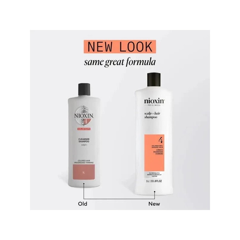 Nioxin Scalp + Hair Thickening System 4 Shampoo + Conditioner