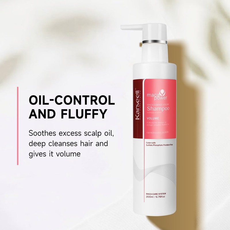 Karseell Volume Shampoo, 200ml - For Fine Hair, Lightweight Shampoo,