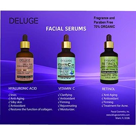 Sérum de ácido hialurónico 100% puro con vitamina C + E. Antienvejecimiento. 100% natural.
