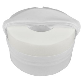 HUKSOSE Foot Support Pillows for Pressure Sores, 1 Pairs of Ankle Heel Elevator Protection Support Pillow for Soreness and Healing, White