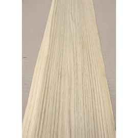 White Oak Wood Veneer 7" x 78" raw no Backing 1/42" Thickness A Quality
