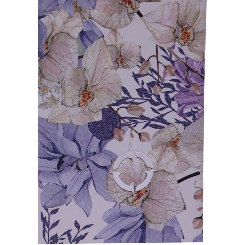 Franklin Planner Botanica Storage Binder Orchid Pocket 86271