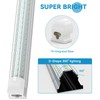 SHOPLED 6FT LED Shop Light, D-Shape 72W 9360LM 6000K Cool